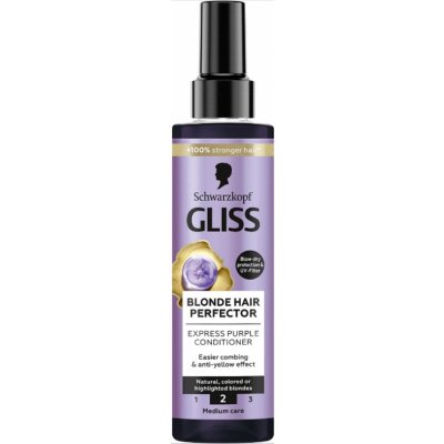 Schwarzkopf Gliss Blonde Hair Perfector express kondicionér na vlasy 200 ml – Zboží Mobilmania