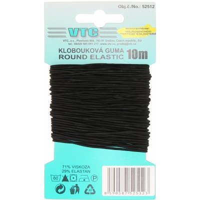 VTC Klobouková guma černá – Zboží Dáma