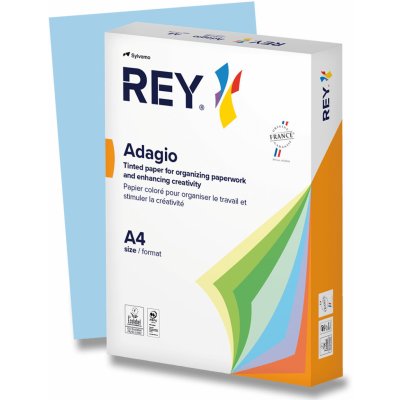 Rey Adagio barevný papír A4 80 g 500 listů pastelově modrý – Hledejceny.cz