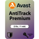 Avast AntiTrack Premium 3 lic. 1 ROK (APW.3.12m) – Zboží Živě