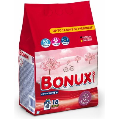 Bonux Magnolia 3in1 prací prášek 20 PD 1,4 kg – HobbyKompas.cz