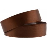 Stuha saténová 25mm/32m brown (hnědá) – Zboží Dáma