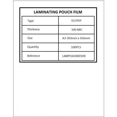 laminovací folie A3 100 my/ 100 ks – Sleviste.cz
