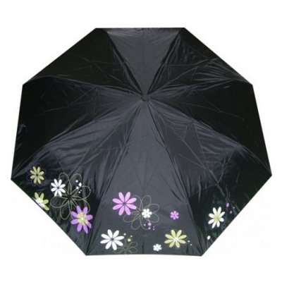 Deštník skládací s motivem květin