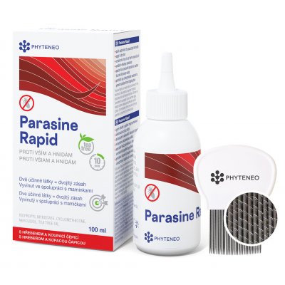 Phyteneo Parasine Rapid 100 ml + speciální hřeben + čepice – Zboží Mobilmania