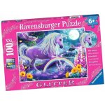 RAVENSBURGER Třpytivé Jednorožec XXL 100 dílků – Hledejceny.cz
