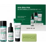 Some By Mi AHA BHA PHA 30 Days Miracle AC SOS mycí pěna 30 ml + tonikum 30 ml + sérum 10 ml + krém 20 g dárková sada – Zboží Dáma