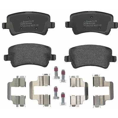 Sada brzdových destiček, kotoučová brzda BREMBO P 24 078 – Zboží Mobilmania