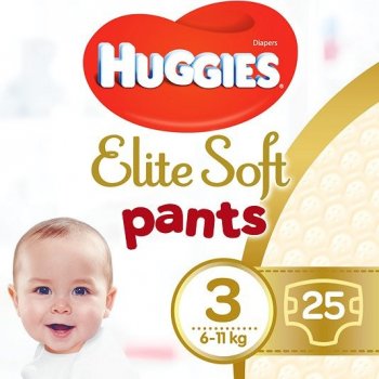 HUGGIES Elite Soft Pants 3 25 ks