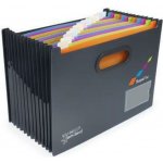 Rapesco SupaFile PP A4+ harmonikový organizér černá 13 přihrádek – Sleviste.cz