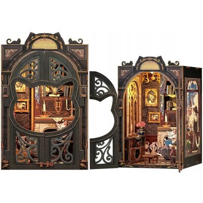 Habarri Miniaturní domeček mini Book Nook Salon Hraběte Kocoura CuteBee – Hledejceny.cz