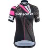 Cyklistický dres Silvini Team WD1402 black-pink dámský