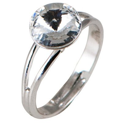 JSB prsten Swarovski rivolli kulatý 8 krystal 3817 – Zboží Mobilmania