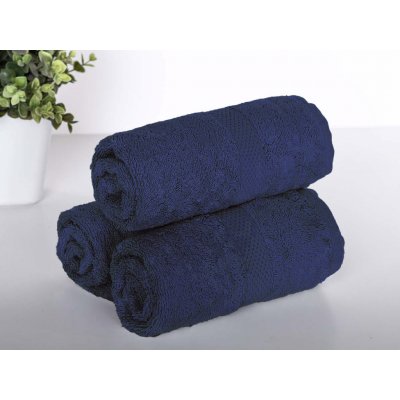 XPOSE ručník VERONA tmavě modrý 30 x 50 cm 3 ks – Hledejceny.cz