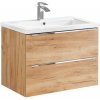 Koupelnový nábytek COMAD CAPRI 821 oak, šířka 80 cm, zlatý dub