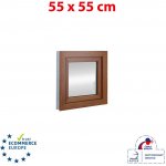 OKNA HNED Plastové okno 55x55 cm otevíravé i sklopné pravé, zlatý dub/bílá – Zbozi.Blesk.cz