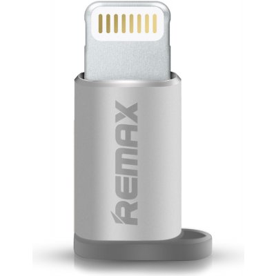 STŘÍBRNÝ ADAPTÉR REMAX MICRO USB DO LIGHTNING KONEKTORU