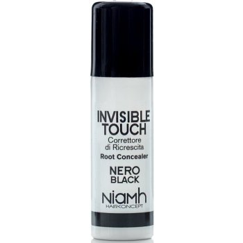 Niamh Hairkoncept Korektor vlasových odrostů Invisible Touch Root Concealer černý 75 ml