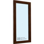 Kömmerling balkonové dveře 70 AD OS levé tmavý dub/tmavý dub 90 x 240 cm jednostranná klika + madýlko + PVC rám – Hledejceny.cz