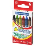 Centropen pastelky voskové 9531 trojhranné 6 barev – Hledejceny.cz