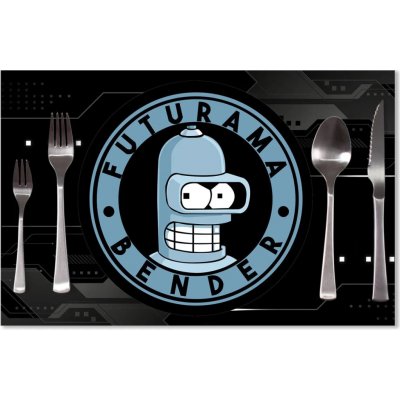 Sablio Prostírání Futurama Bender Technology 40x30cm – Hledejceny.cz
