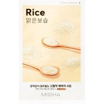 Missha Airy Fit Sheet Mask Rice plátýnková maska s výtažkem z rýže 19 g – Zbozi.Blesk.cz