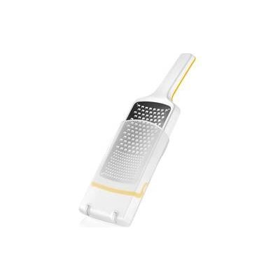 TESCOMA Handy X-sharp bílé – ruční nerezové struhadlo na sýr s nádobkou – Zboží Mobilmania