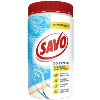 SAVO Mini chlorové tablety 800g – Zboží Mobilmania