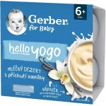 Gerber Hello yogo mléčný dezert vanilkový 4 x 100 g – Zboží Dáma