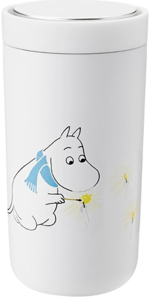 Stelton Termohrnek TO GO CLICK MOOMIN 200 ml sněhový