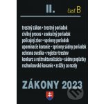 Zákony 2023 II/B - Občianske právo, Trestné právo - Poradca s.r.o. – Hledejceny.cz