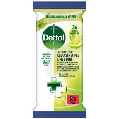 Dettol Antibakteriální čistící ubrousky Original 36 ks – HobbyKompas.cz