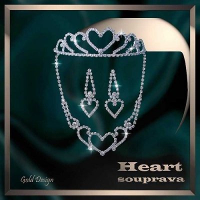 Gold Design Heart souprava (GD431) – Zbozi.Blesk.cz