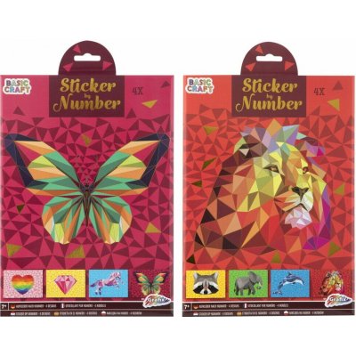 Lepení podle čísel Lev – Zboží Mobilmania