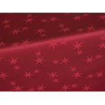 SCANquilt ubrus SOLID hvězdy červená 120x150 cm – Zboží Dáma