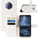 VSECHNONAMOBIL 19547 LITCHI Peňaženkové pouzdro Nokia 9 bílé – Zboží Živě