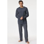 Gina 79149 pánské pyžamo dlouhé sv. šedé – Zbozi.Blesk.cz