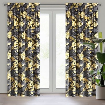 EUROFIRANY ZATEMŇOVACÍ ZÁVĚS NA PÁSCE BLER 140X270 CM VZOROVANÁ – Sleviste.cz