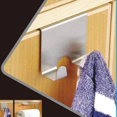 Nerezový dvojitý háček na dveře TORO – Zboží Dáma