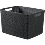 Curver Košík Jute L tmavě šedý – Hledejceny.cz