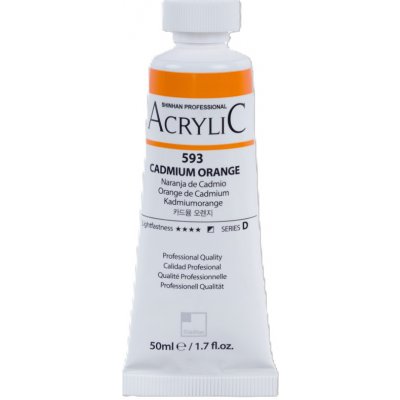 ShinHan akrylová barva 50 ml cadmium orange 593 – Hledejceny.cz