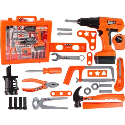 LEANToys Dětská sada pro kutily oranžová – Sleviste.cz