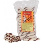 Magnum Rawhide roll stick 12,5 cm Red White 40 ks – Zboží Dáma
