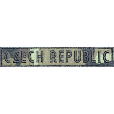 Nášivka: CZECH REPUBLIC [jmenovka] | vz. 95 zelený – Zboží Dáma