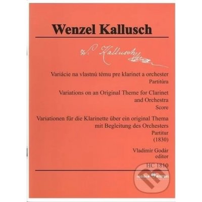 Variácie na vlastnú tému pre klarinet a orchester - Wenzel Kallusch