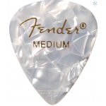 Fender Premium Celluloid Picks, 351 Shape - trsátka (více variant) Fender Premium Celluloid Picks, 351 Shape: White Moto / Medium – Sleviste.cz