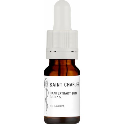 SAINT CHARLES Bio konopný extrakt CBD 5% 10 ml – Zbozi.Blesk.cz