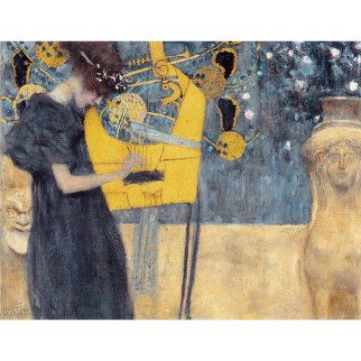 Fedkolor Gustav Klimt - Music obraz žlutá – Hledejceny.cz