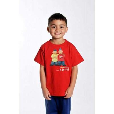 tričko Pat a Mat Gesto bílé – Zbozi.Blesk.cz