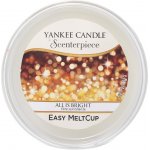 Yankee Candle Scenterpiece Meltcup vosk All Is Bright 61 g – Zboží Mobilmania